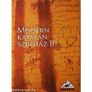 Modern katalán színház II boorító